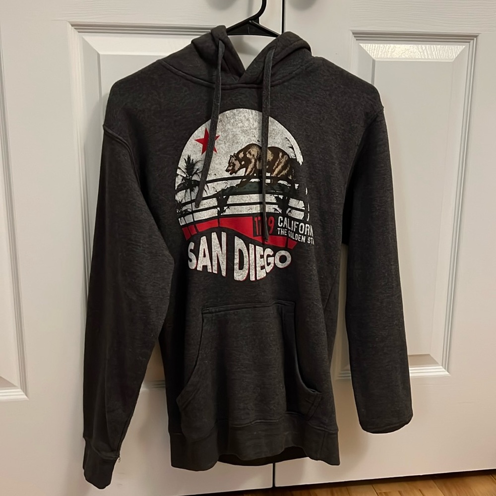 Dark grey hoodie
